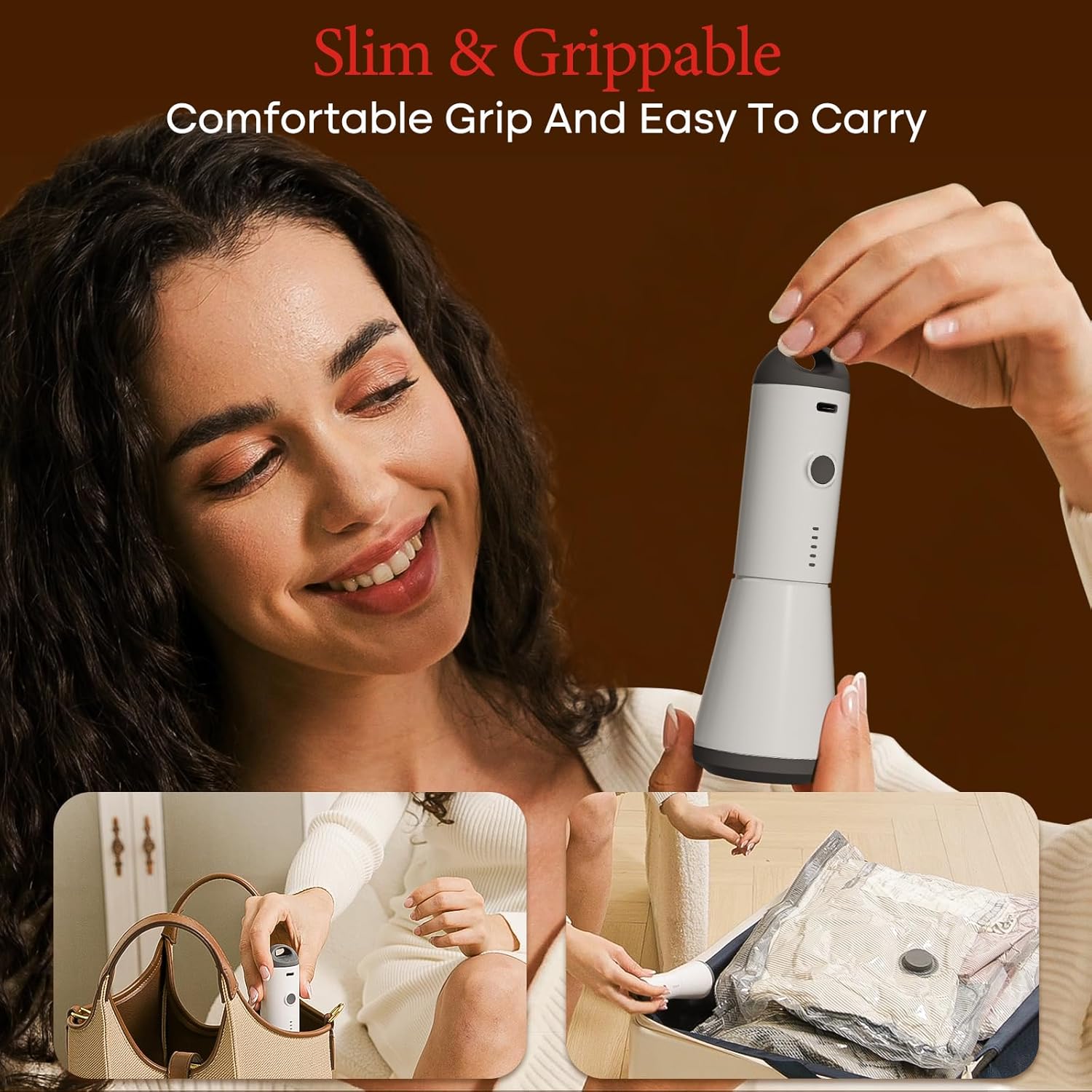 Travel Vacuum Storage Bags with Rechargeable Pump Set